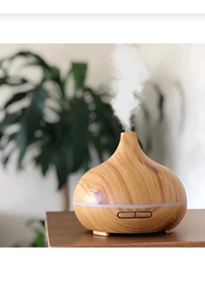 lasttech Nemlendirici Ev Tipi Uzaktan Kumandalı 7 Led Wood Aroma Diffuser 550 ml