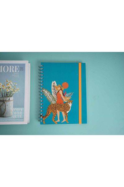 Midi Fashionista coil notebook