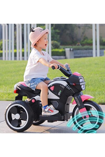 rexa Honelevo Kids Ride-On Sports Motorcycle – Red | Stylish Electric Bike with Lighting & Music
