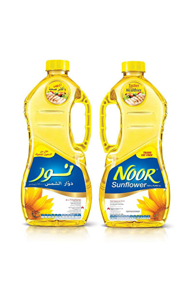 Noor زيت دوار الشمس النقي، 1.5 لتر × 2