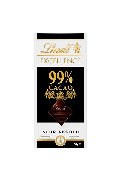 Lindt شوكولاتة داكنة ممتازة 99% كاكاو، 50 غرام