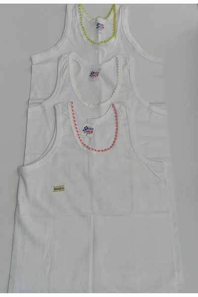 ÇEÇEN HOME (3 Pcs) Girl's Rope Strap Undershirt