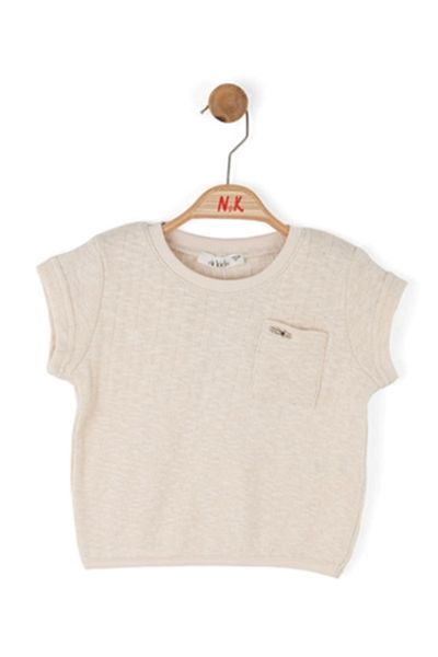 NK 38500 ΠΕΡΛΑ T-SHIRT ΚΡΕΜΑ ΚΟΡΙΤΣΙΑ