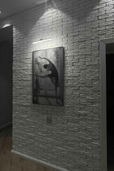 luxshome 35 Cm Krom Kasa Beyaz Işık Pilli Değildir Elektrikli Banyo Ayna Tablo Aydınlatma Flüt Kuğu Led Aplik