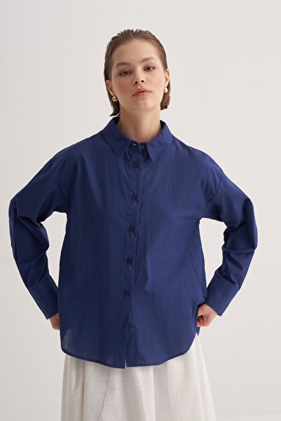 EBU Prive Жіноча органічна бавовняна базова сорочка Saks