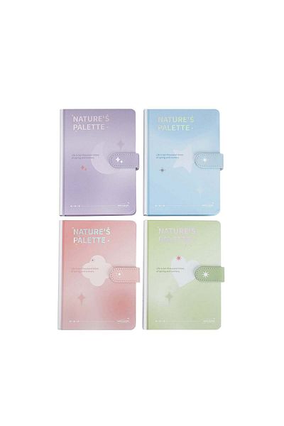 Midi Pastel notes Paper magnetic buckle book 32K/ mixed