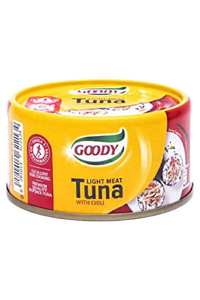 Goody لحم تونة خفيف مع الفلفل الحار، 185 غرام