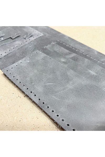 ipekbazaar Meriç Genuine Leather Men's Wallet Diy-Diy Set