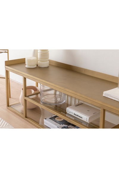 Vivense LOLA TV ÜNİTESİ, PİRİNÇ ESKİTME, 140 CM