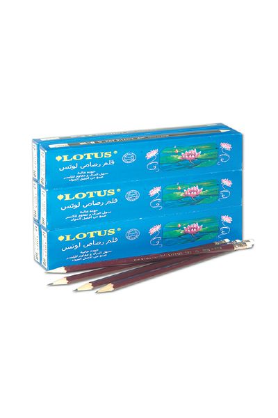 Lotus Pencil, 12 Pieces × 5+1