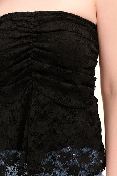 Addax Strapless Lace Bustier B17418