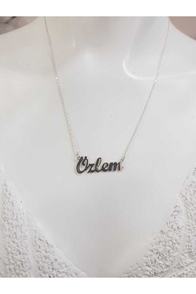 vogutima jewelery&silver by timuçin mavili Kadın Gümüş Kolye - Özlem Yazılı İ...