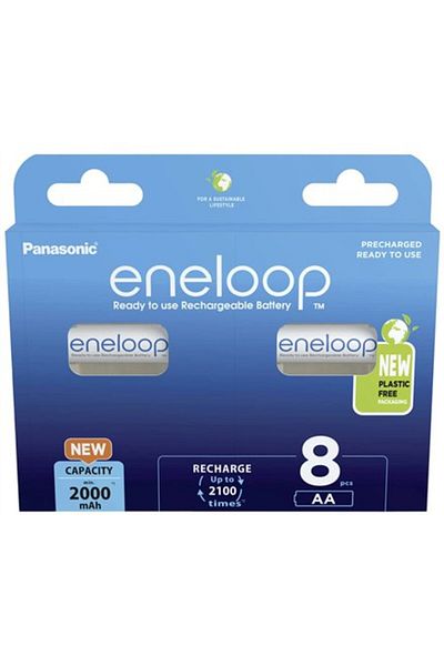 PANASONIC | AA | 2000 mAh | 8 szt. | ENELOOP BK-3MCDE/8BE