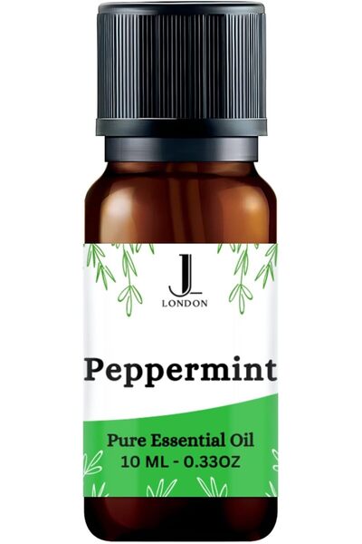 JAN LONDON Peppermint Essential Oil 10ml | 100% Natural, Invigorating – Steam Distilled Herb