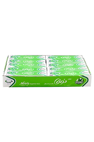 Nova Spearmint Sugarfree Gum, 5 × 20 Pieces