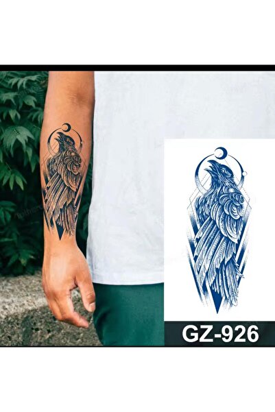 Arescollection 3d gerçek görünümlü suya dayanıklı kol bacak geçici dövme holi...