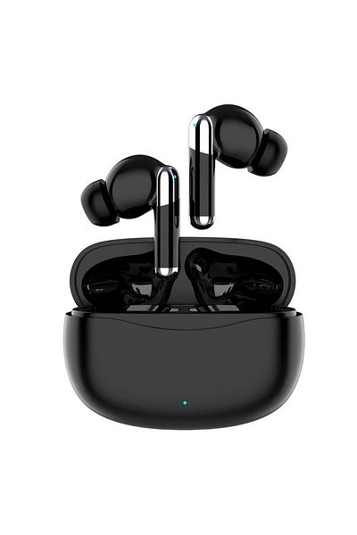 trands Dual Noise Cancellation Earbuds TWS-T5 Black