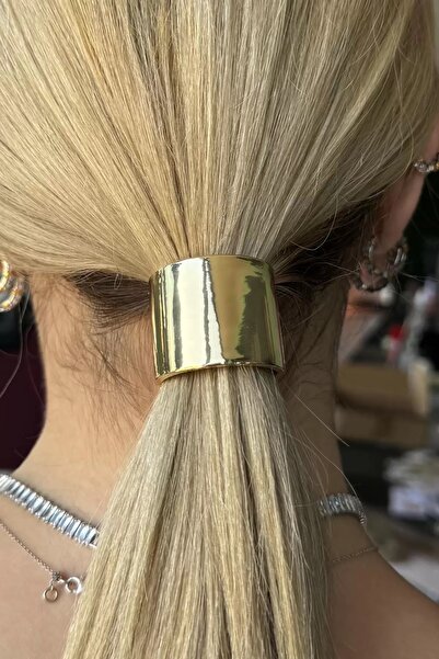 shai Cataramă din cauciuc detaliată din metal de culoare aurie