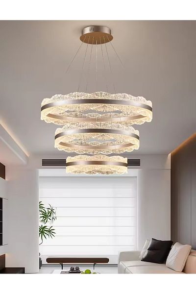 Kanz Modern chandelier with 3 rings