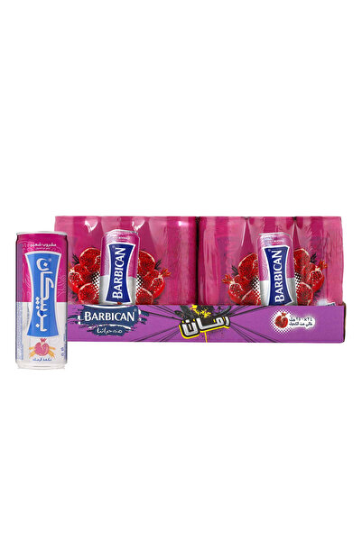 BARBİCAN مشروب الشعير بنكهة الرمان، علبة، 250 مل × 24