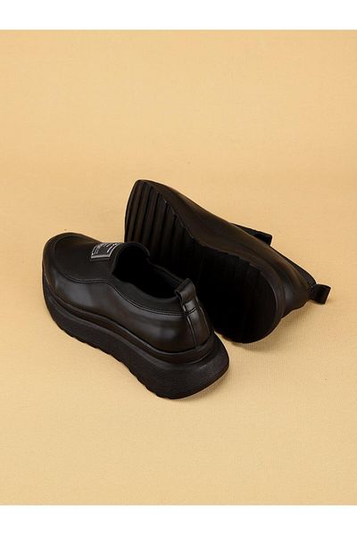 layki Дамски черни обувки за ходене Laura High-Top