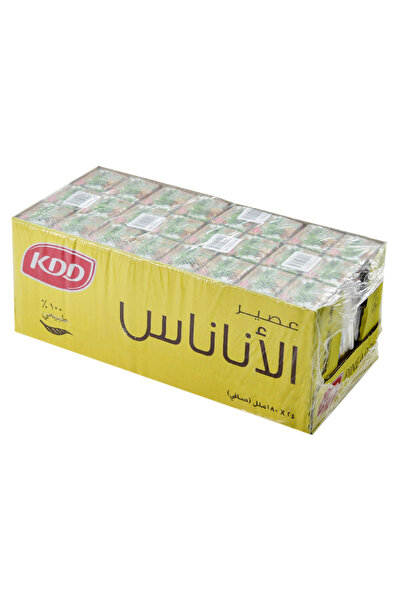 KDD عصير الأناناس، 180 مل × 24