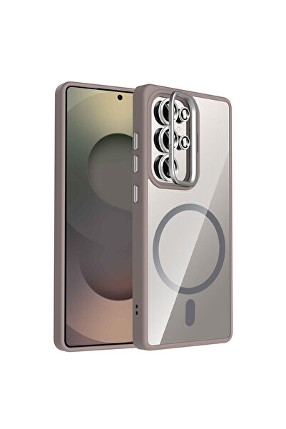 m.tk moveteck Samsung Galaxy S25 Ultra Kılıf Standlı Mika Magsafe Hassas Buto...