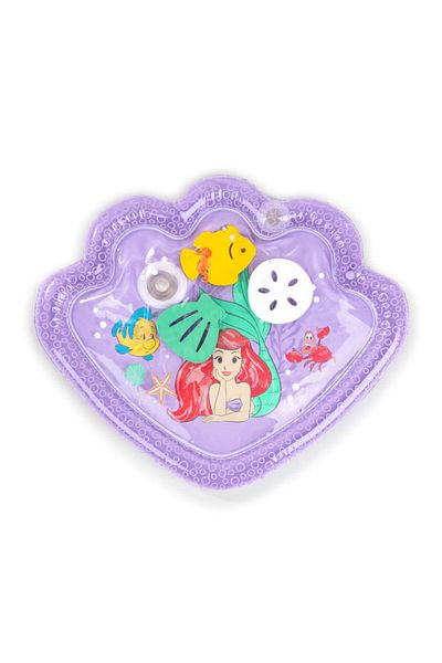 Bright Starts THE LITTLE MERMAID Sea Treasures Tummy Time Water Mat, 0-12 Months