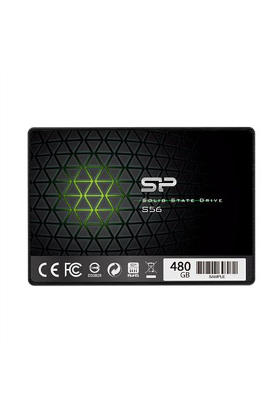 Silicon Power Slim | Dysk półprzewodnikowy | 480 GB | S56 | 2,5" | SATA 6 Gb/s