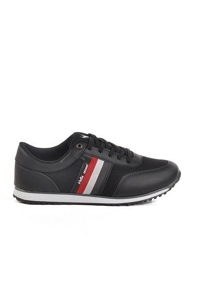 Aspor Black Memory Foam Men's Sports Shoes
