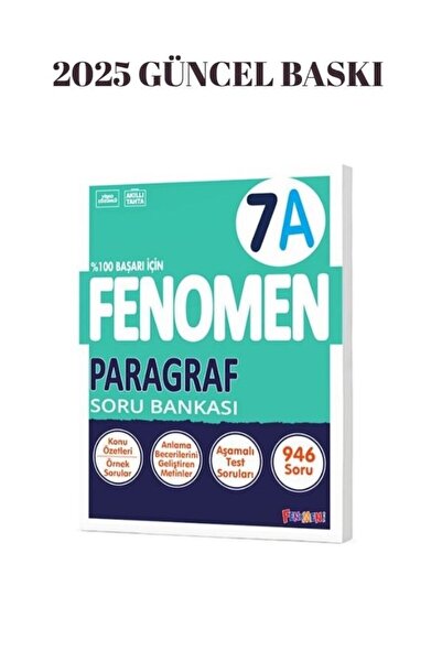 7.sınıf PARAGRAF A SORU BANKASI 2025 2026