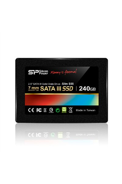 Silicon Power | Dysk półprzewodnikowy | 120 GB | Slim S55 | 2,5" | SATA 6 Gb/s