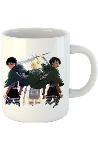 OEM Cana Claymore Clare AOT Levi Eren Freedom Animekage, alba, 330 ml