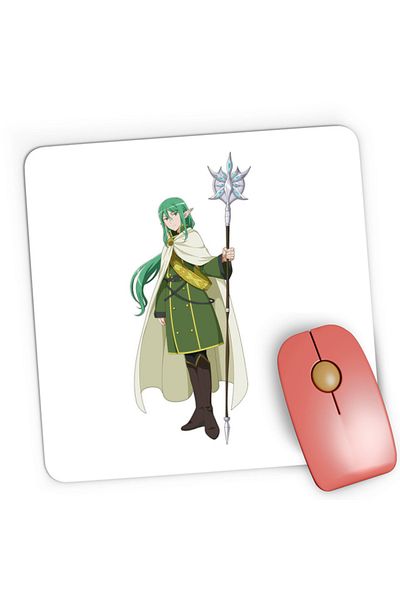 OEM Mousepad Gaming DanMachi Alf Riveria Elf Fortnite Anime, 21x19 см