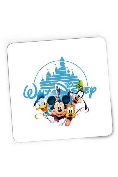 OEM Mousepad Gaming Mickey Mouse Walt Disney Logo Castle Pluto Gooffy Minnie, 21x19 см