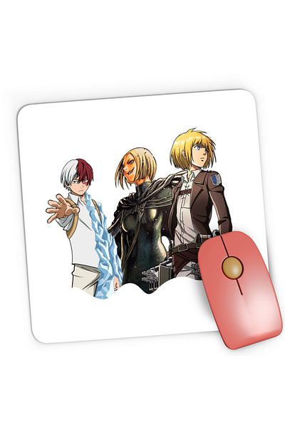OEM Mousepad Gaming Claymore Helen AOT Armin My Hero Academia, 21x19 см
