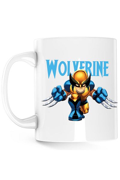 OEM Cana Wolverine Chibi Small Claws Fast Ability Action Horror, alba, 330 ml