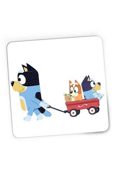 OEM Mousepad Gaming Bluey Dad Children Family Cartoon All Ages Games, 21x19 см