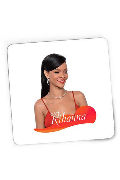 OEM Mousepad Gaming Rihanna Beautiful Lady Concert Style American, 21x19 см