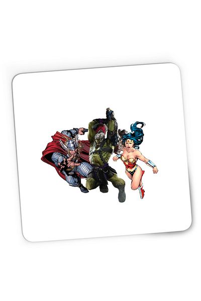 OEM Mousepad Gaming Hulk Wonder Women Thor Norse Mythology, 21x19 см