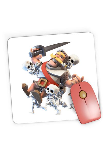 OEM Mousepad Gaming Clash Royale Carry Skeletons Weapons Knight, 21x19 см