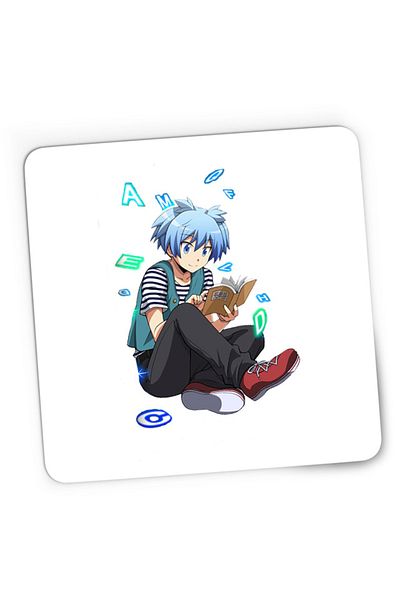 OEM Mousepad Gaming Assassination Classroom Shiota Nagisa Nerd Rebel, 21x19 см