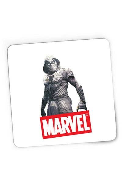 OEM Mousepad Gaming Moon Knight Marvel Logo Cool Legend Mini Series, 21x19 см