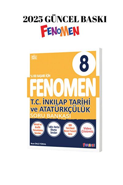 Fenomen Yayıncılık 8.SINF İNKILAP TARİHİ VE ATATÜRKÇÜLÜK SORU BANKASI