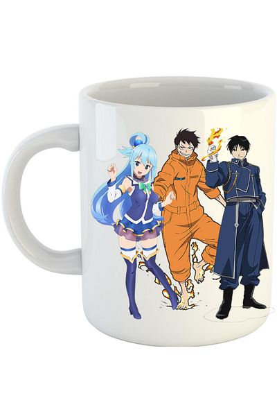 OEM Cana Fire Force Kusakabe Animeeater Konosuba, alba, 330 ml