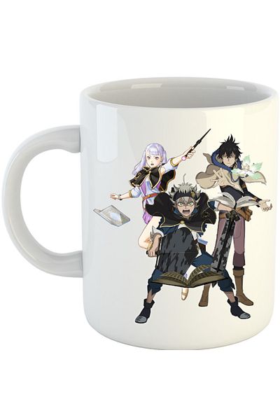 OEM Cana Black Clover Asta Yuno Noelle Spells Books Wizard Academy, alba, 330 ml