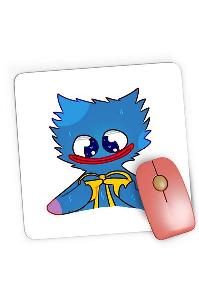 OEM Mousepad Gaming Huggy Wuggy Hug Want Cute Lovely Heart Shy, 21x19 см
