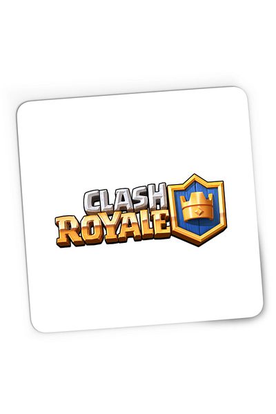 OEM Mousepad Gaming Clash Royale Logo Multiplayer Platform Cannon Team, 21x19 см