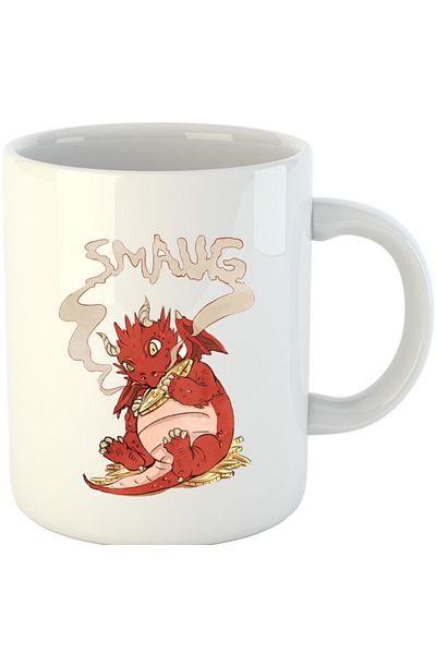 OEM Cana Lord of the Rings Dragon Gold Happy Cartoon Medieval, alba, 330 ml