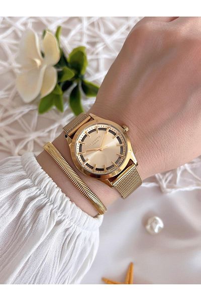 Lee Cooper Steel Mesh Band 3 Atm Water Resistant Women Wrist Watch Vs.Blkt.0495